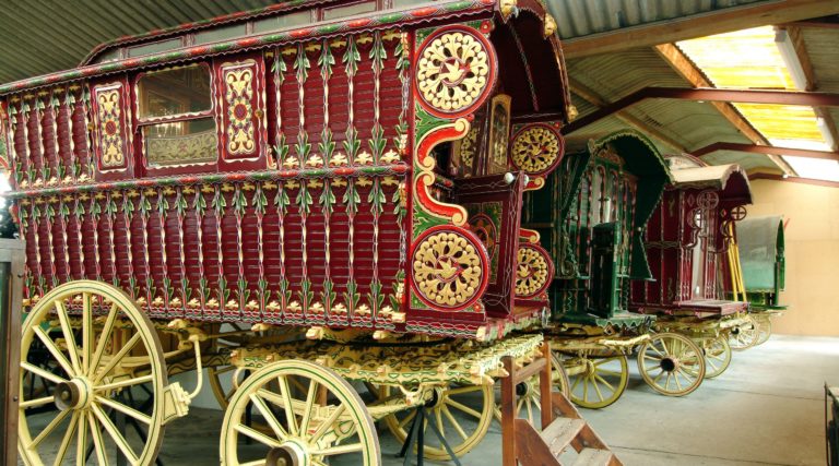 The County Museums Collection Of Gypsy Caravans Hartlebury Castle