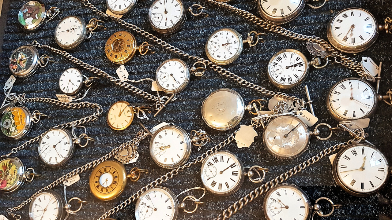 Various pocket watches