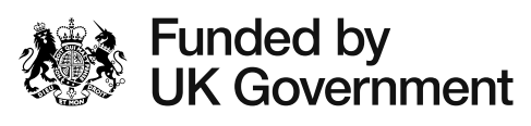 Funding By UK Government logo