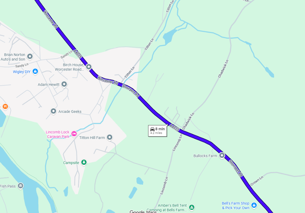 Diversion map